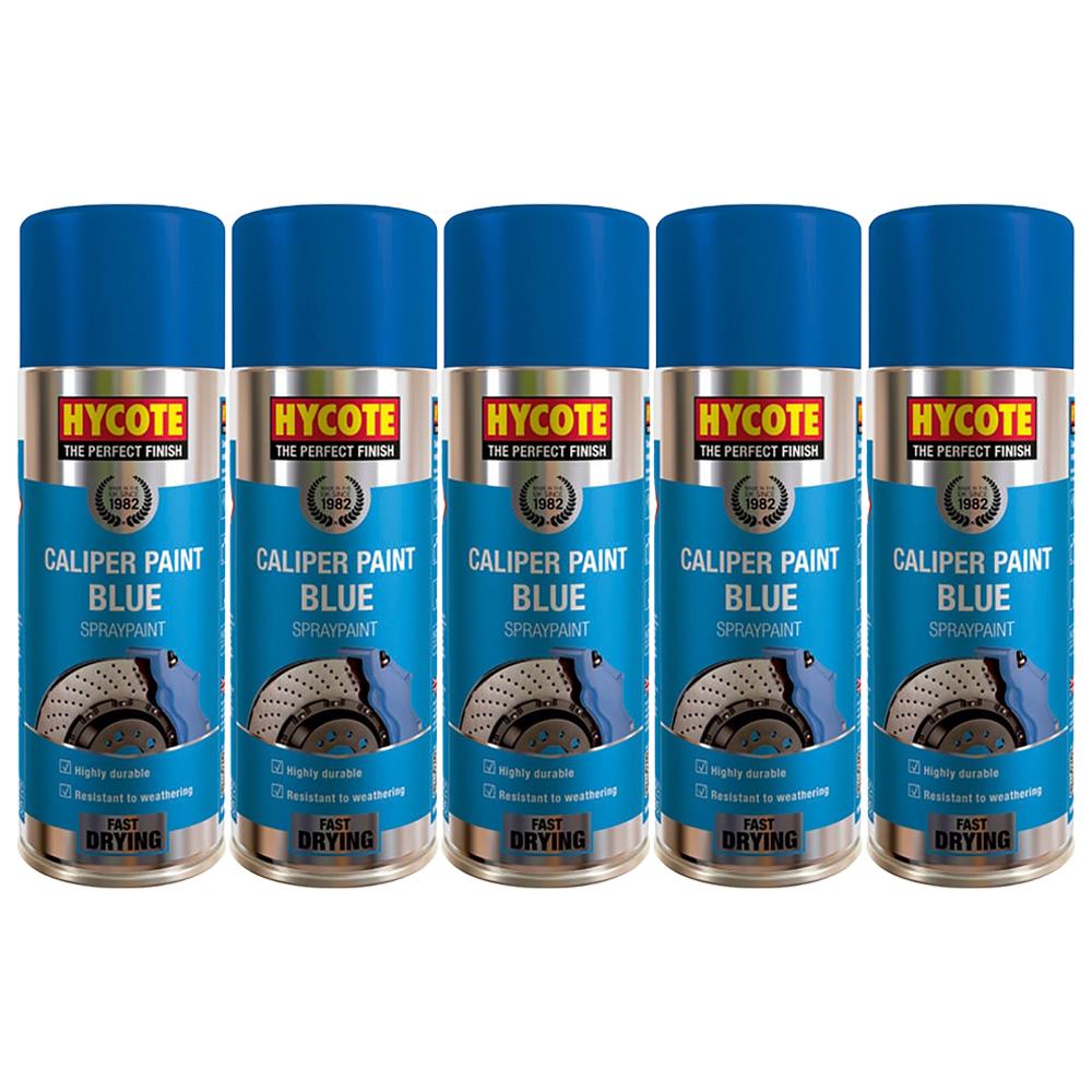 5X Hycote Blue Caliper Spray Paint 400ml Spray Paint
