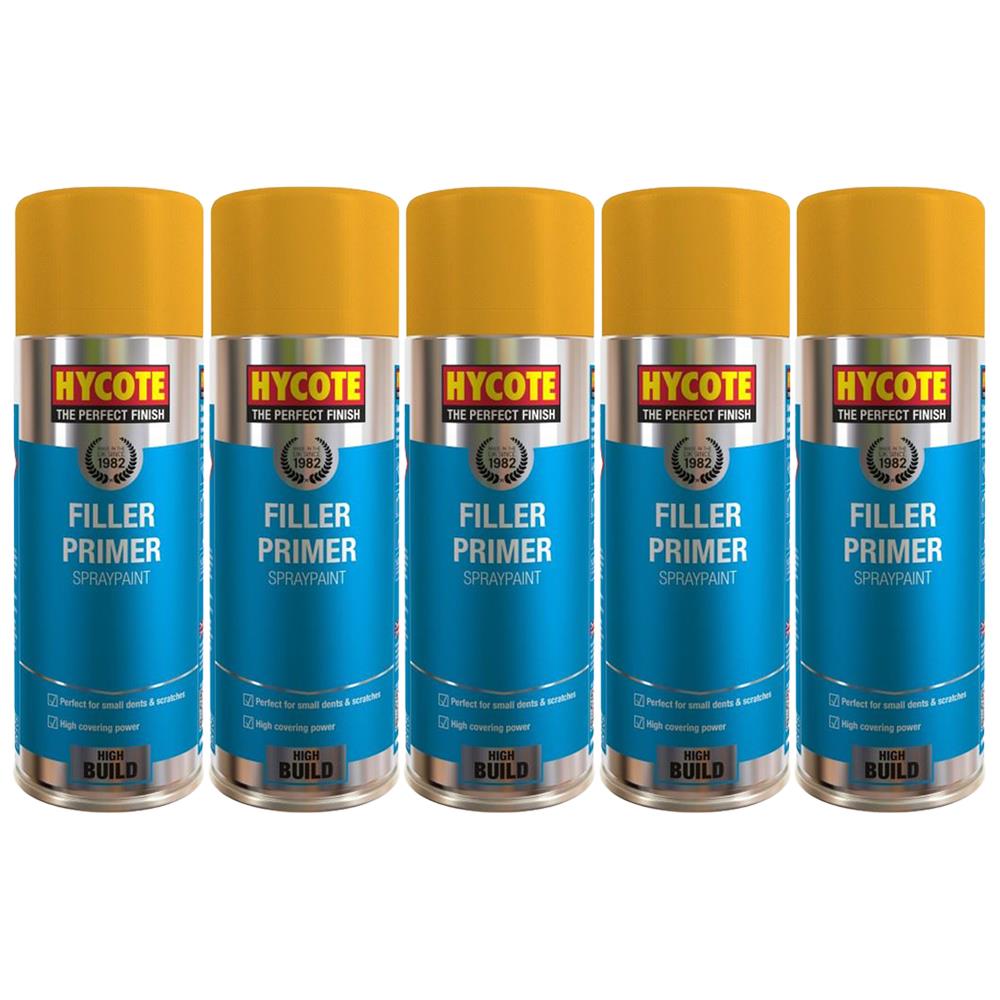 5X Hycote Filler Primer Spray 400ml Spray Paint