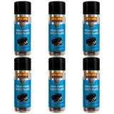 6X Hycote Gloss Black Engine Enamel Spray Paint 400ml Spray Paint