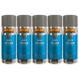 5X Hycote Grey Primer Spray 400ml Spray Paint