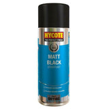 Hycote matt black spray paint can with fast drying formula for excellent adhesion and durability
