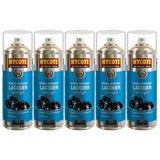 5X Hycote Petrol Resistant Lacquer Spray Paint 400ml Spray Paint