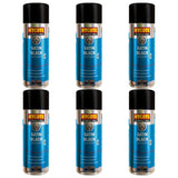 6X Hycote Bodyshop Satin Black Spray Paint 400ml Spray Paint