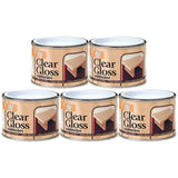 5X Clear Gloss Varnish 180ml Tin Paint