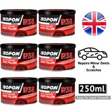 6X Isopon P38 Multi-Purpose Body Filler 250ml Body Filler