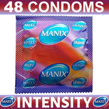 48X Mates Condoms Ribs And Studs By Manix Male Condom