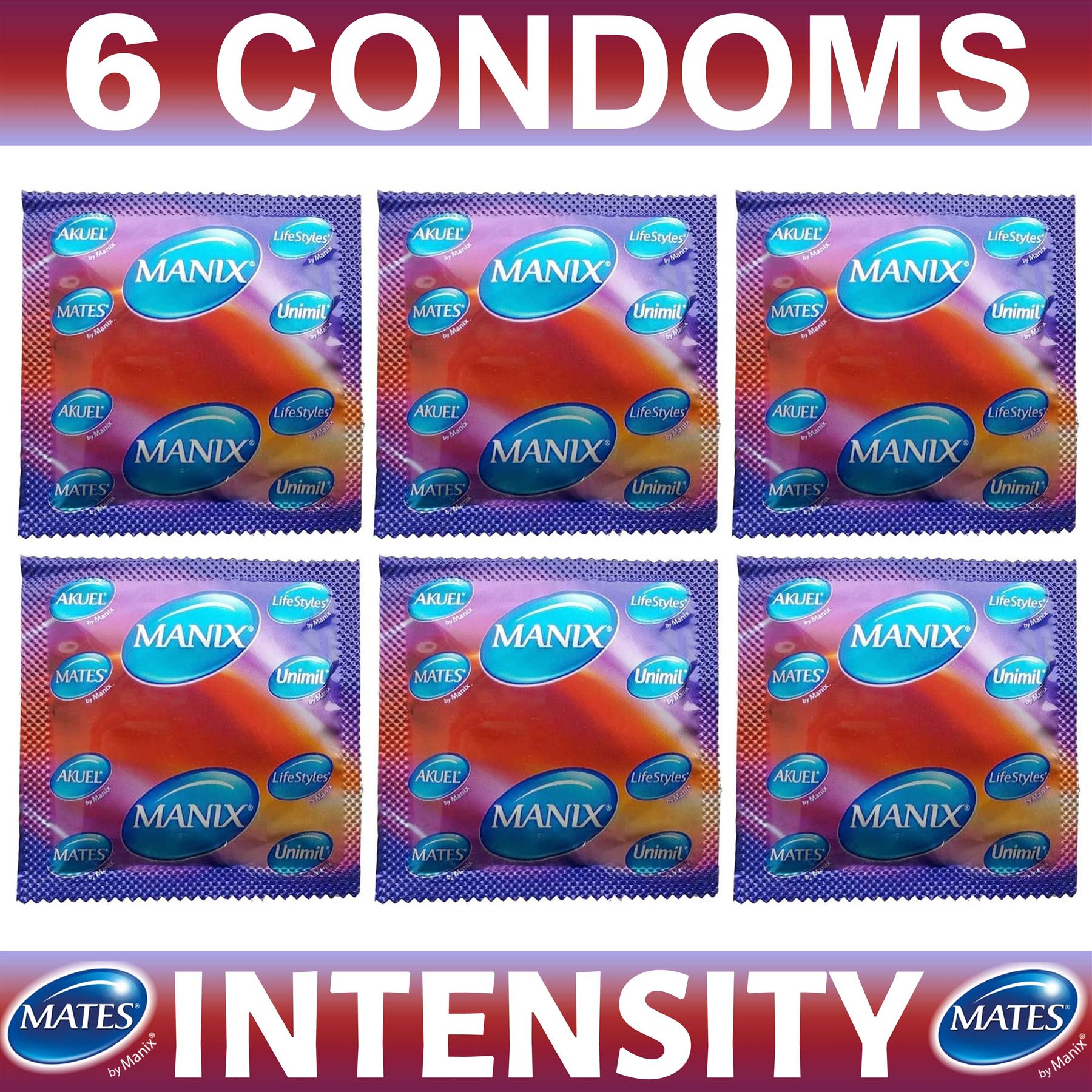 6X Mates Condoms Ribs And Studs By Manix Male Condom