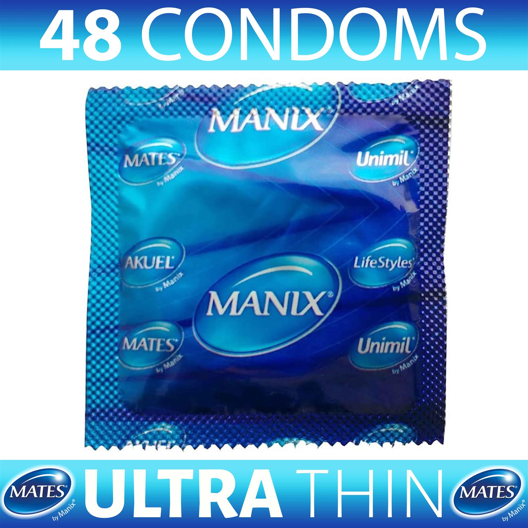 48X Mates Condoms Ultra Thin Male Condom