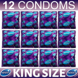 12X Mates King Size Condoms Male Condom
