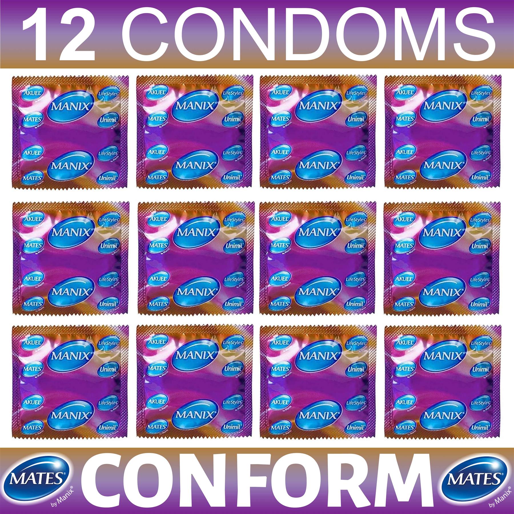 12X Mates Conform Condoms By Manix Male Condom