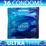 36X Mates Condoms Ultra Thin Male Condom