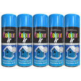 5X Paint Factory Beautiful Blue Gloss Spray Paint 250ml Spray Paint