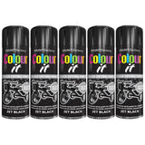 5X Paint Factory Black Gloss 250ml Spray Paint