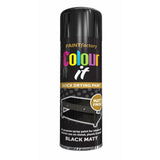 24X - Paint Factory Black Matt Spray Paint 250ml