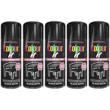 5X Paint Factory Black Satin Spray Paint 400ml Spray Paint