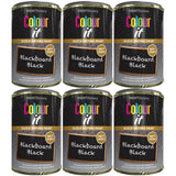 6X Paint Factory Blackboardpaint Factory Black Paint Tin 300ml Tin Paint
