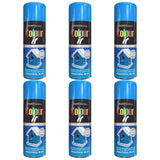 6X Paint Factory Beautiful Blue Gloss Spray Paint 250ml Spray Paint