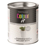 24X - Paint Factory Brilliant White Gloss Tin Paint 300ml