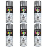 6X Paint Factory Chrome Effect Gloss Spray Paint 400ml Spray Paint