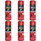 6X Paint Factory Crimson Red Gloss Spray Paint 250ml Spray Paint
