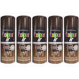 5X Paint Factory Espresso Brown Gloss Spray Paint 400ml Spray Paint