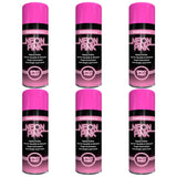 6X Paint Factory Fluorescent Neon Pink Spray Paint 200ml Spray Paint
