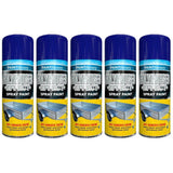 5X Paint Factory Galvanised Effect Spray Paint 400ml Spray Paint
