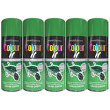 5X Paint Factory Grass Green Gloss Spray Paint 400ml. Spray Paint