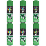 6X Paint Factory Grass Green Gloss Spray Paint 400ml. Spray Paint