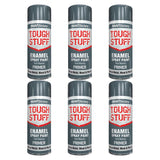 6X Paint Factory Tough Stuff Enamel Grey Primer 400ml Spray Paint
