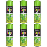 6X Paint Factory Lime Green Gloss Spray Paint 400ml Spray Paint