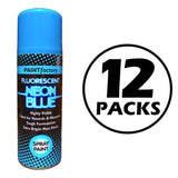 12X Paint Factory Blue Fluorescent Neon Spray Paint 200ml Spray Paint