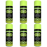 6X Paint Factory Neon Green Spray Paint 400ml Spray Paint