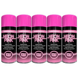 5X Paint Factory Neon Pink Spray Paint 400ml Spray Paint