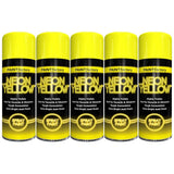 5X Paint Factory Neon Yellow Spray Paint 400ml Spray Paint