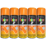 5X Paint Factory Original Orange Gloss Spray Paint 400ml Spray Paint