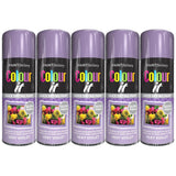 5X Paint Factory Very Violet Gloss Spray Paint 400ml Spray Paint