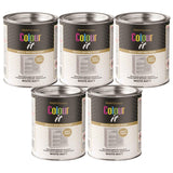 5X Paint Factory White Matt Tin Paint 300ml Tin Paint