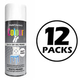 12X Paint Factory White Primer Spray Paint 400ml Spray Paint