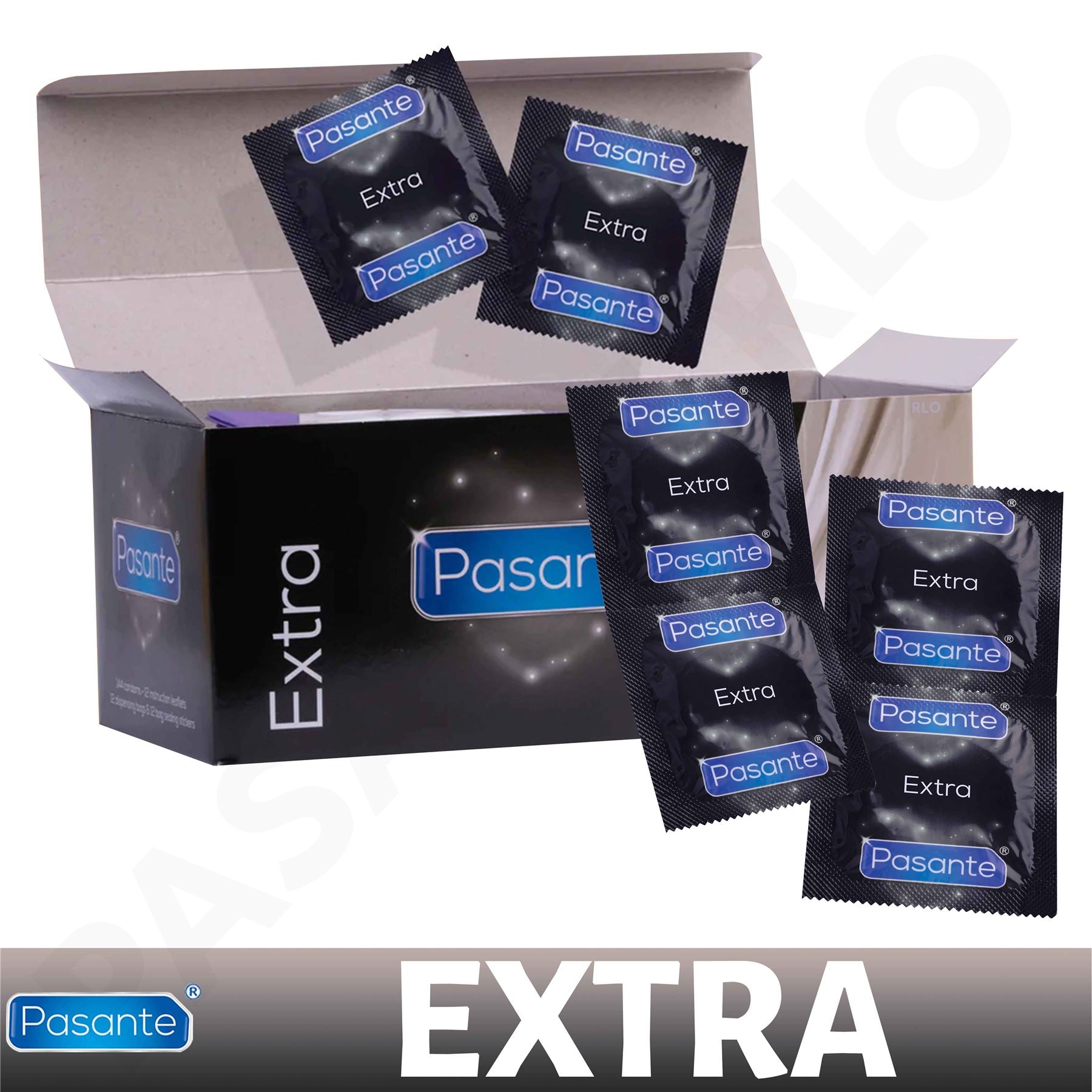 24X Pasante Extra Safe Thick & Extra Lube Safe Condoms Male Condom