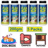 5X Flea Killer Powder 200G Pet supplies