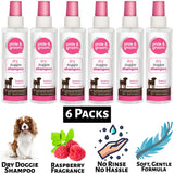 6X Pride & Groom Raspberry Dry Dog Shampoo 200ml Pet supplies