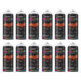 Colour Coat Autumn Orange Spray Paint Cans for smooth, even application using paint with spray gun