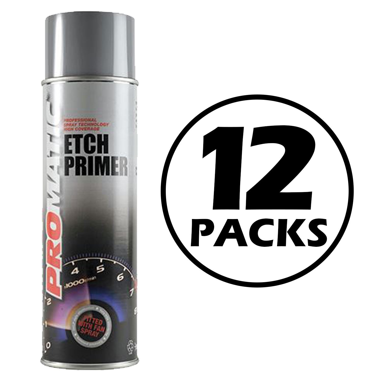 12X Promatic Etch Primer 500ml Spray Paint