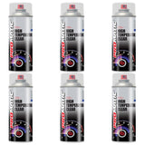 6X Promatic Clear High Temperature Spray Paint 400ml Spray Paint