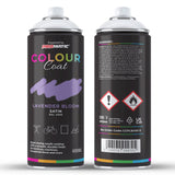Colour Coat Lavender Bloom Satin Spray Paint Can for use with spray gun, durable and quick-drying