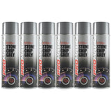 6X Promatic Stonechip Grey Spray Paint 500ml Spray Paint