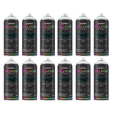 Collection of Colour Coat Spray Paint Cans in unique colours for various DIY projects