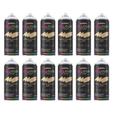 Set of Colour Coat Spray Paint Cans in Golden Harvest with unique colours for creative projects