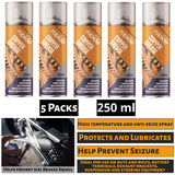5X Rapide Copper Grease 250ml Spray Paint